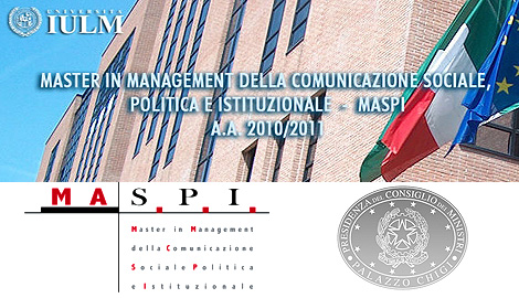 Master di I livello in Management della comunicazione sociale, politica e istituzionale (MASPI)