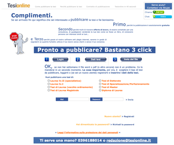 pagina pubblicazione