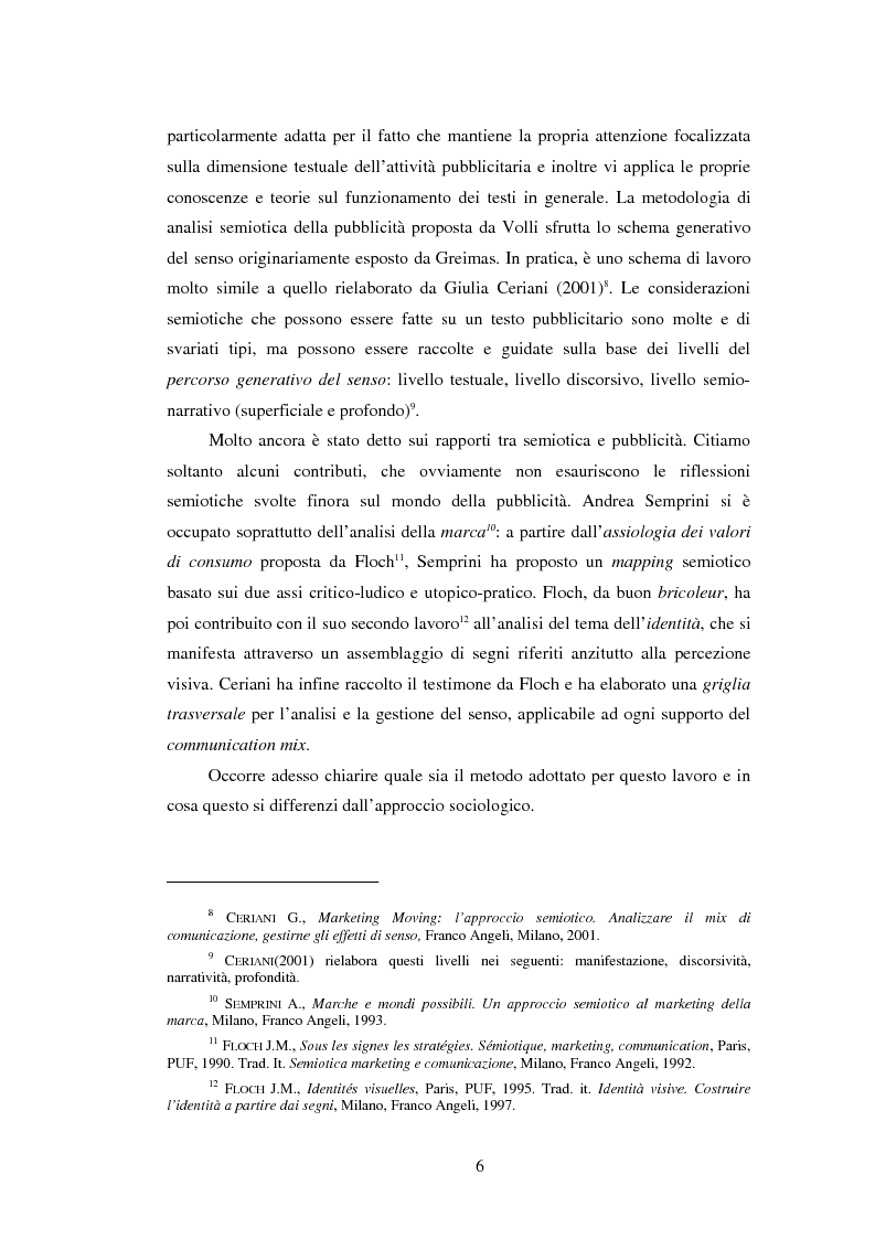 Schema analisi semiotica