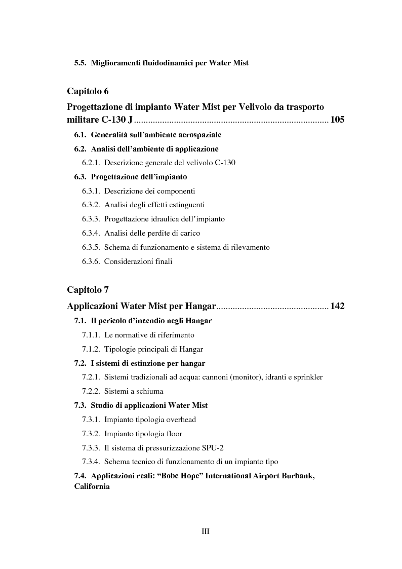 Schema impianto water mist