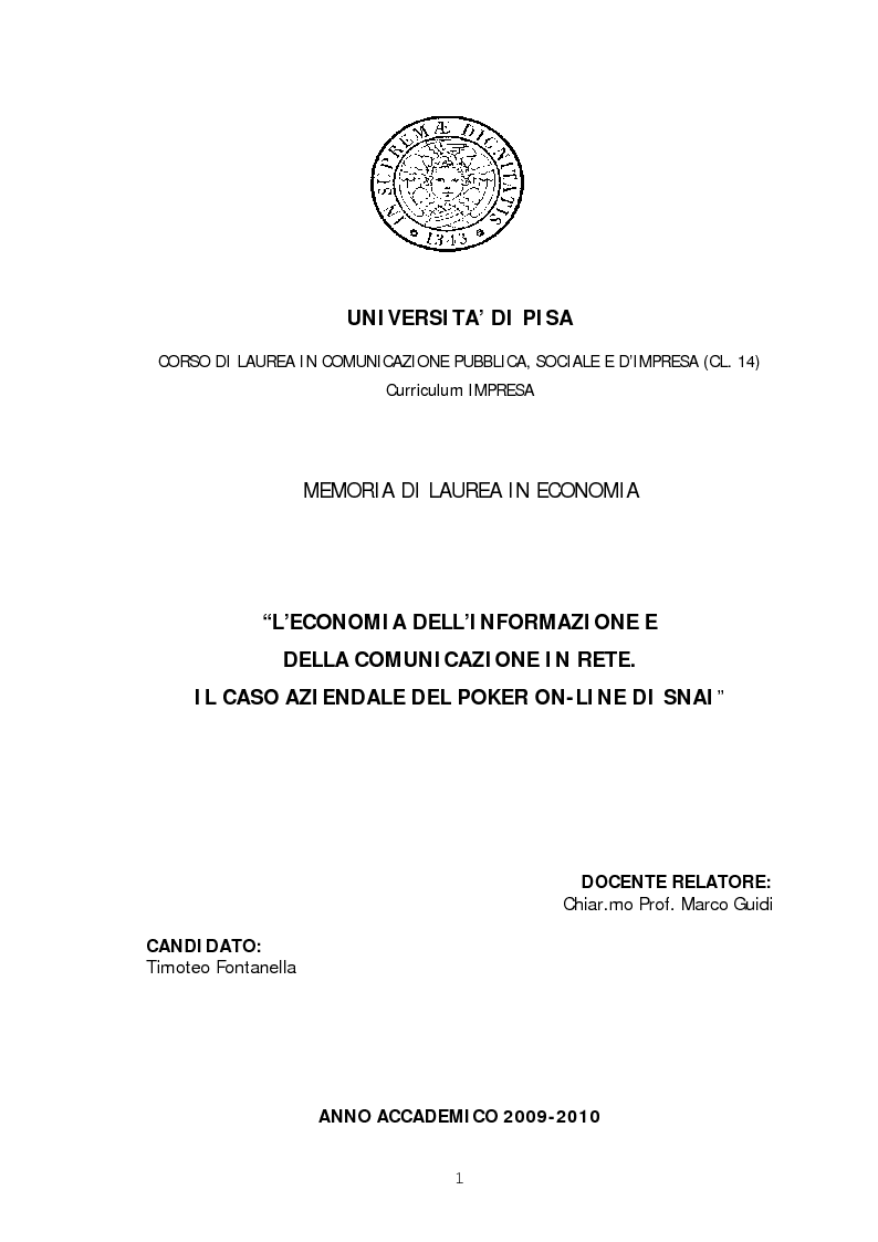 Facoltà Di Lettere E Filosofia Pisa