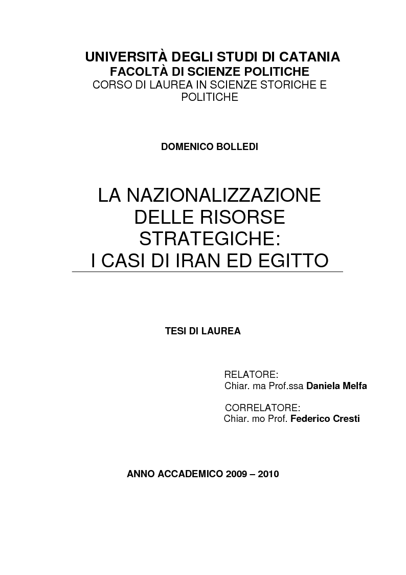 Corso Di Laurea In Scienze Strategiche