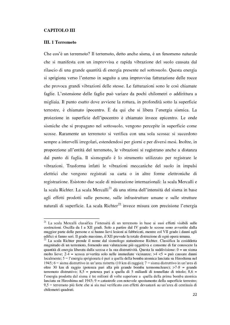 Estratto dalla tesi: L'Aquila post sisma. Vita e ricostruzione nella C.A.S.E Progetto