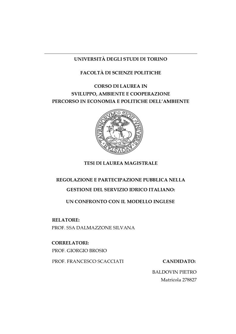 Corso Di Laurea Magistrale In Inglese