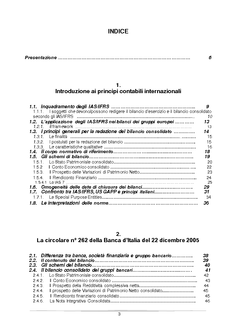 Schema bilancio secondo gli ias