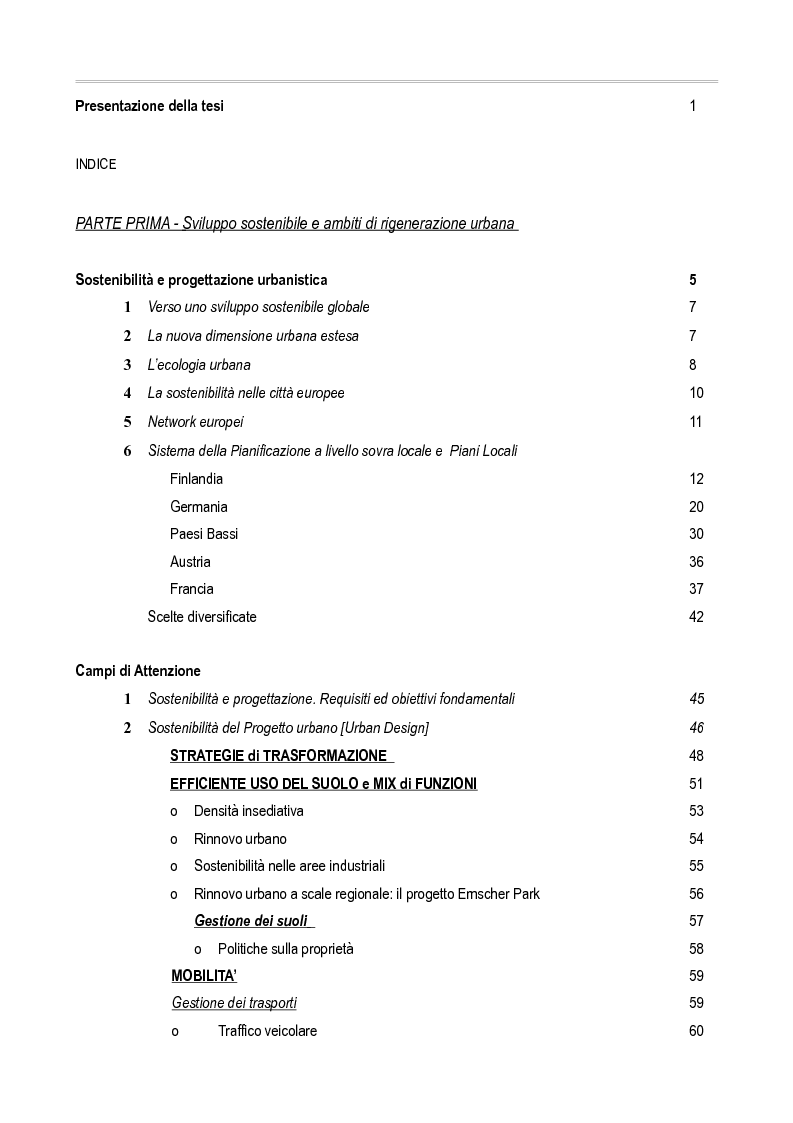 COSTRUIRE IL PROGETTO SOSTENIBILE Saggio bibliografico