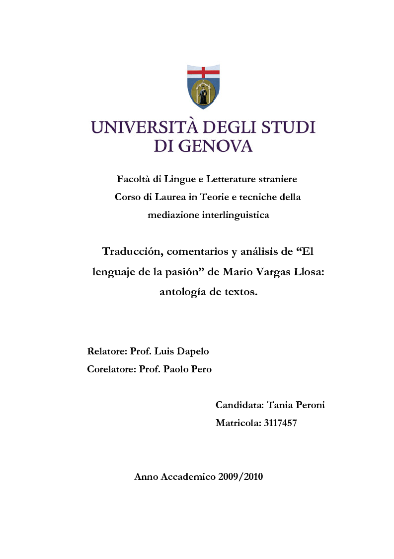Laurea In Lingue E Letterature Straniere