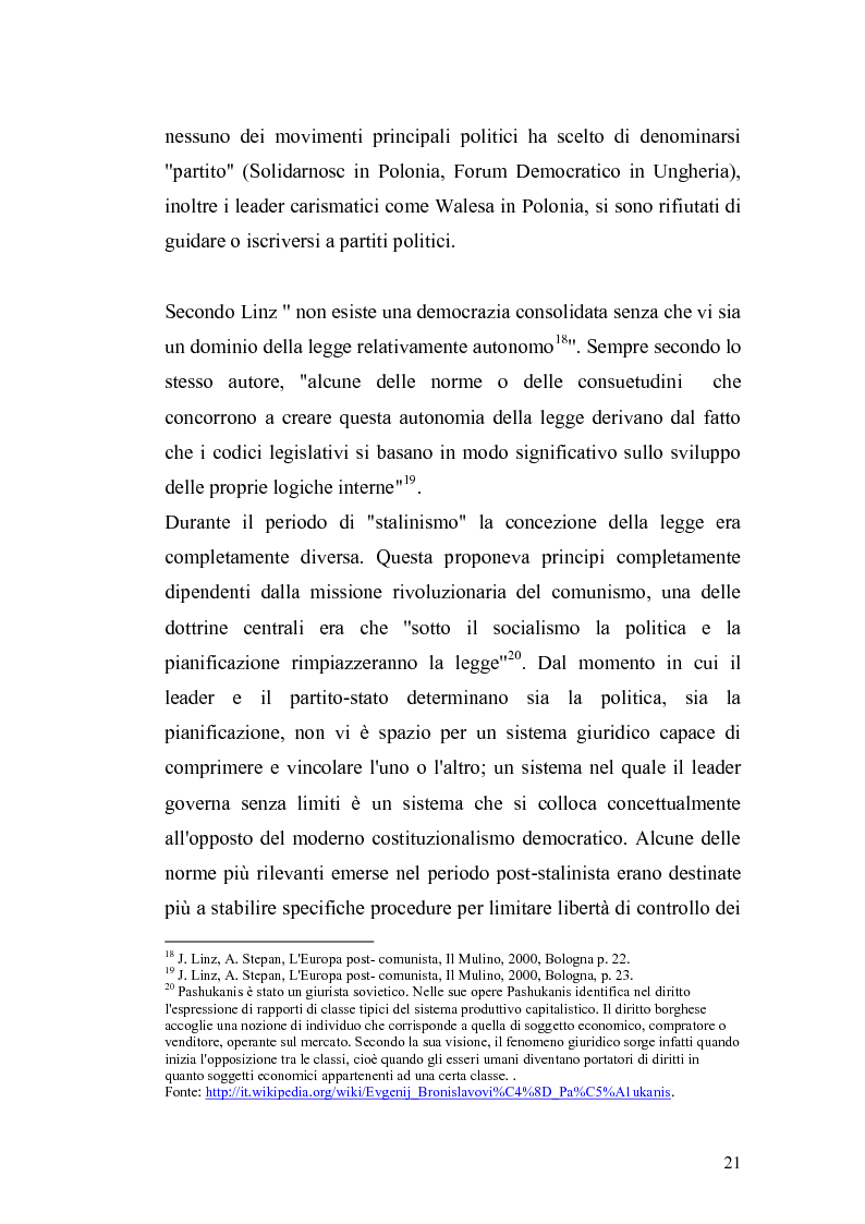 Estratto dalla tesi: Transizione e democrazia. Forme di governo a confronto: i casi polacco e ungherese.