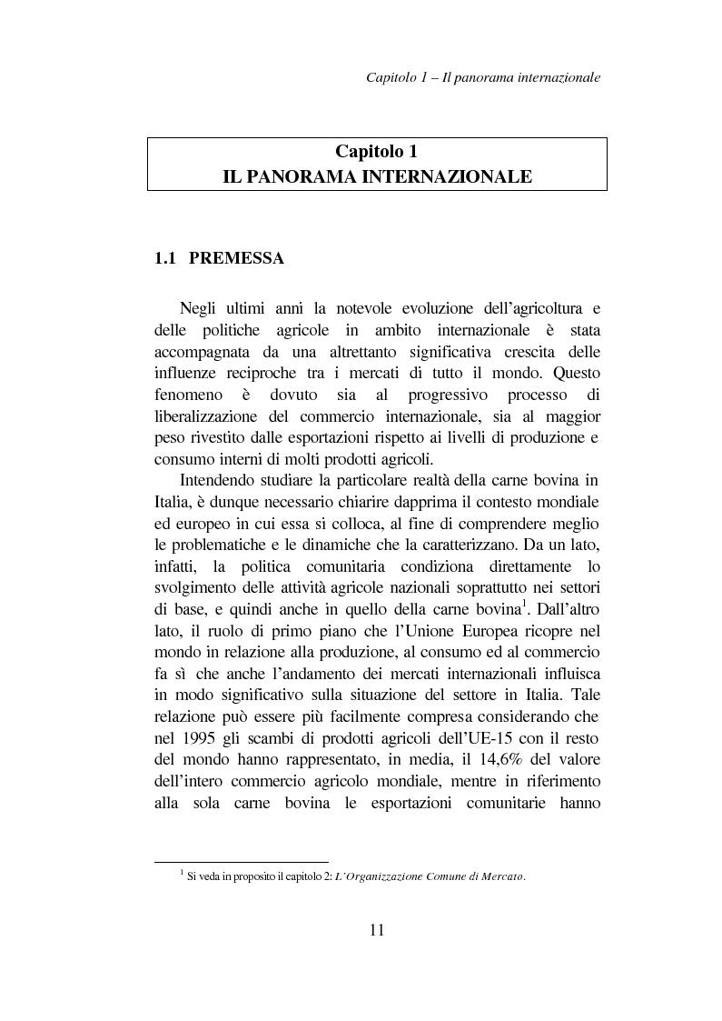 Anteprima della tesi: Il settore della carne bovina in Europa e in Italia: i risultati di un'indagine campionaria sull'industria italiana di macellazione, Pagina 4