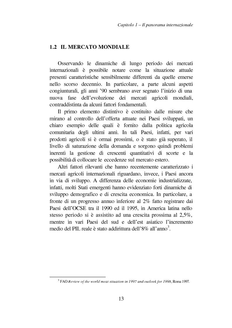 Anteprima della tesi: Il settore della carne bovina in Europa e in Italia: i risultati di un'indagine campionaria sull'industria italiana di macellazione, Pagina 6