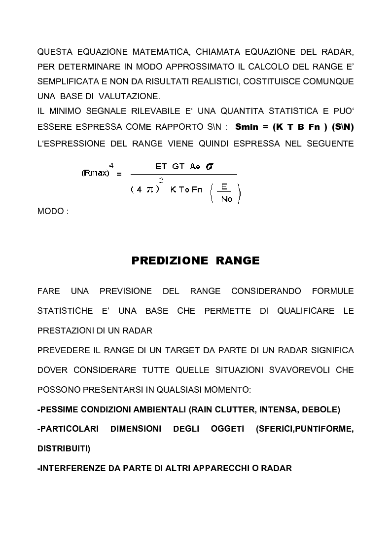 Anteprima della tesi: Principi di funzionamento del radar. Analisi teorica e misure del componente Front-End, Pagina 6