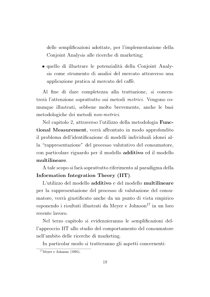 Anteprima della tesi: La Conjoint Analysis nelle ricerche di marketing, Pagina 15