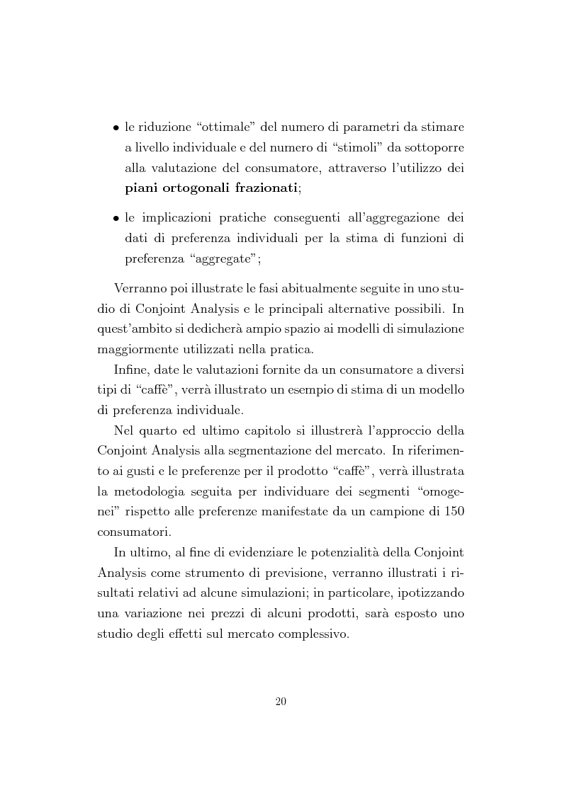 Anteprima della tesi: La Conjoint Analysis nelle ricerche di marketing, Pagina 16