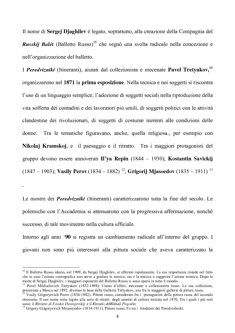 Anteprima della tesi: Impressionismo Russo, Pagina 5