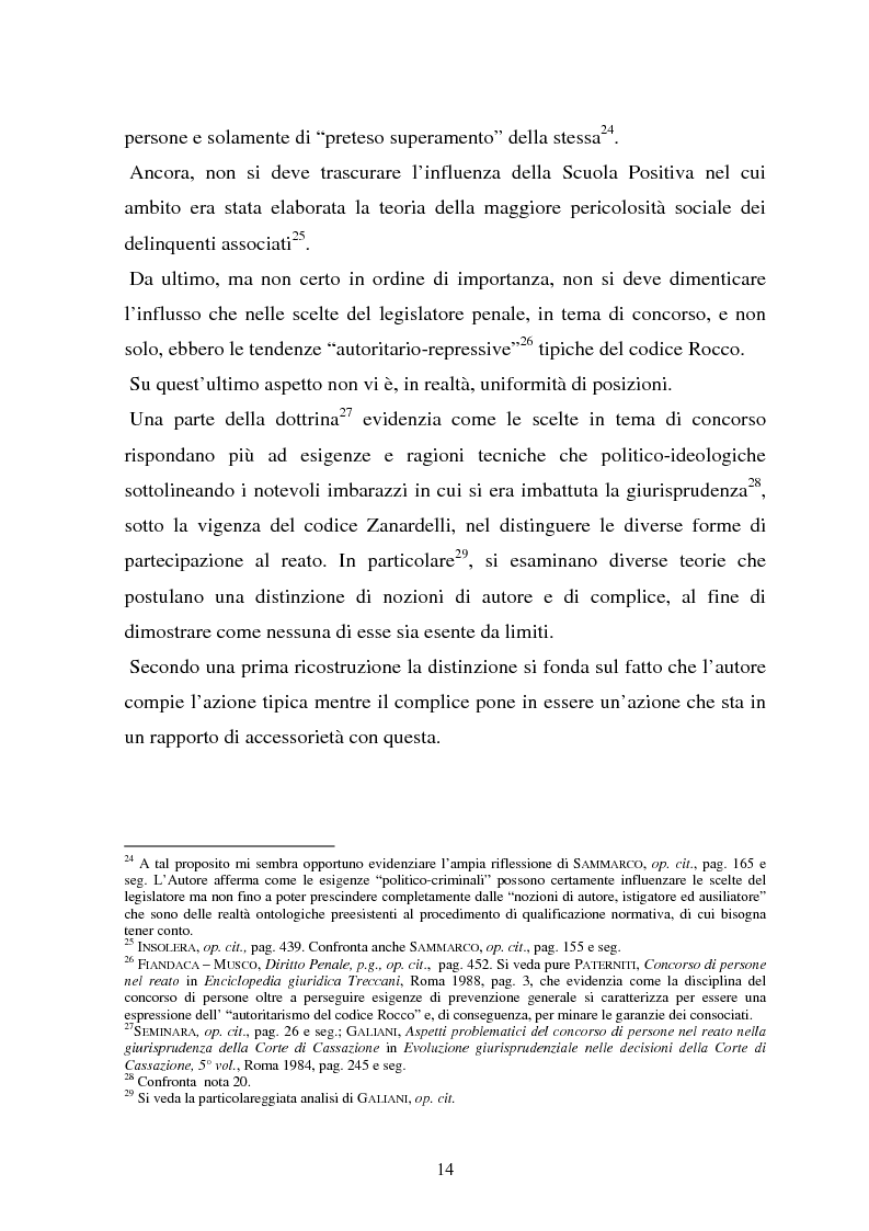 Anteprima della tesi: La responsabilità dei capi delle associazioni criminose per i delitti-scopo, Pagina 10