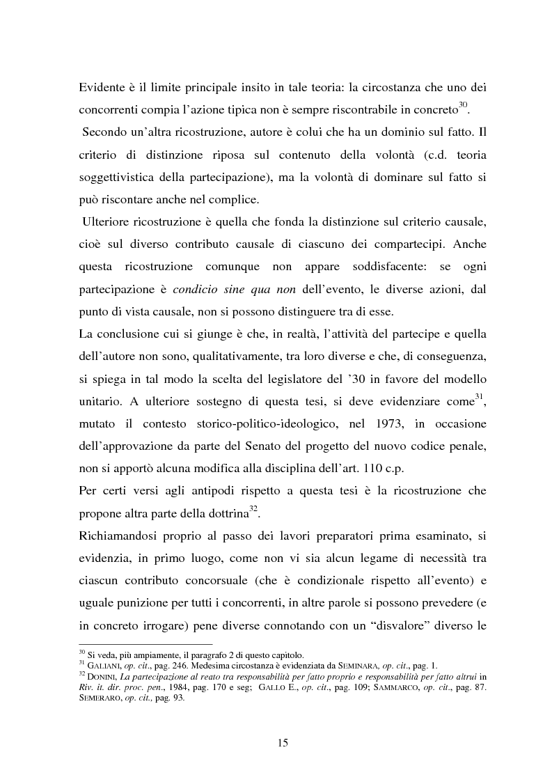Anteprima della tesi: La responsabilità dei capi delle associazioni criminose per i delitti-scopo, Pagina 11