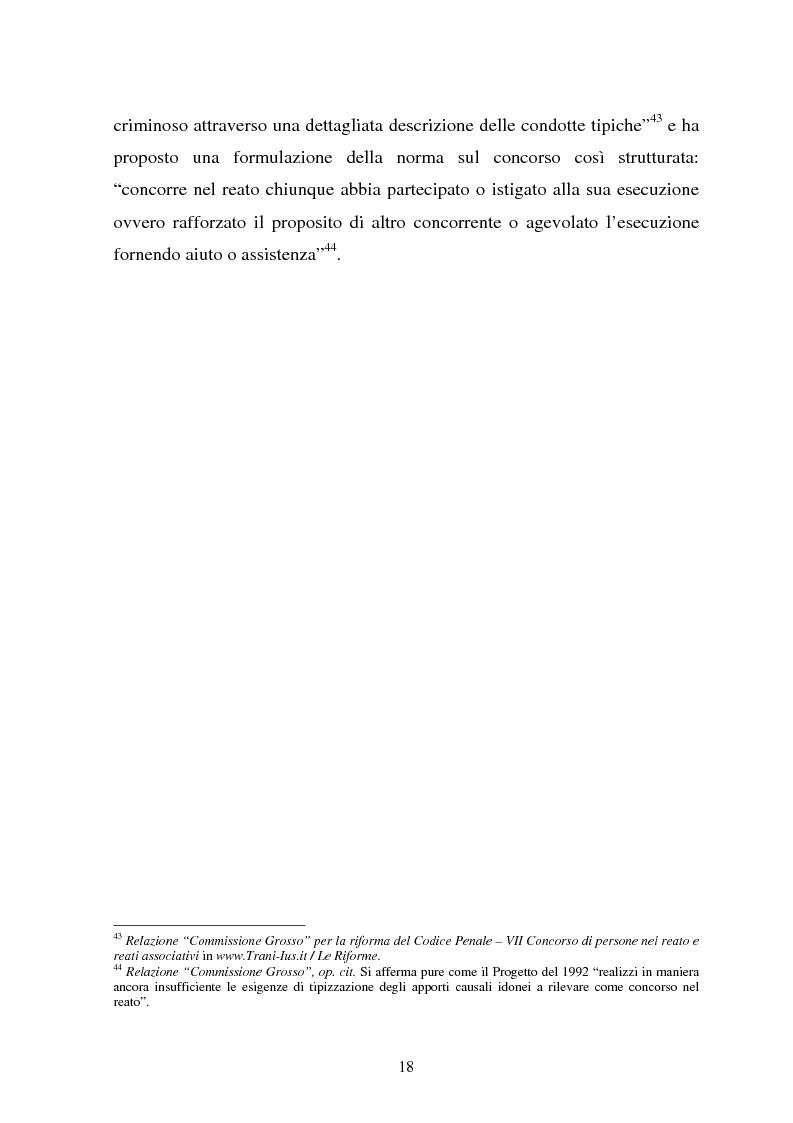 Anteprima della tesi: La responsabilità dei capi delle associazioni criminose per i delitti-scopo, Pagina 14