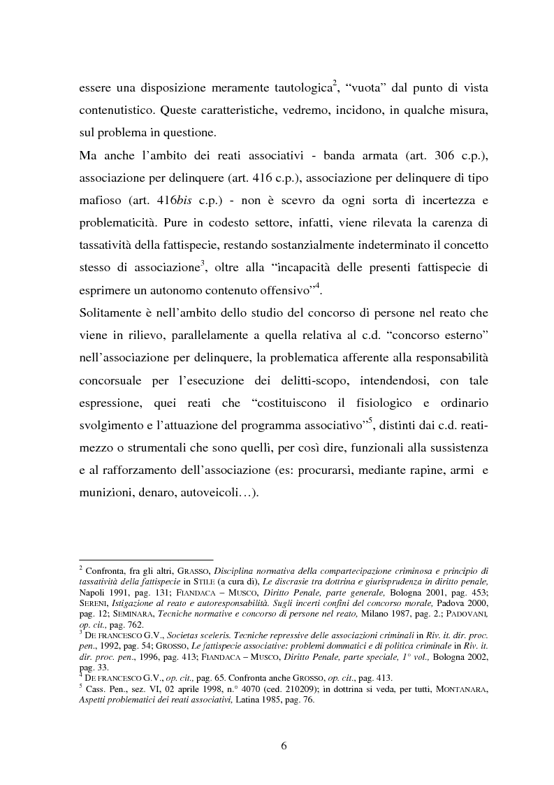 Anteprima della tesi: La responsabilità dei capi delle associazioni criminose per i delitti-scopo, Pagina 2