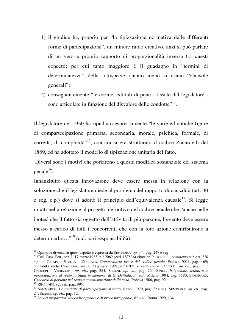 Anteprima della tesi: La responsabilità dei capi delle associazioni criminose per i delitti-scopo, Pagina 8
