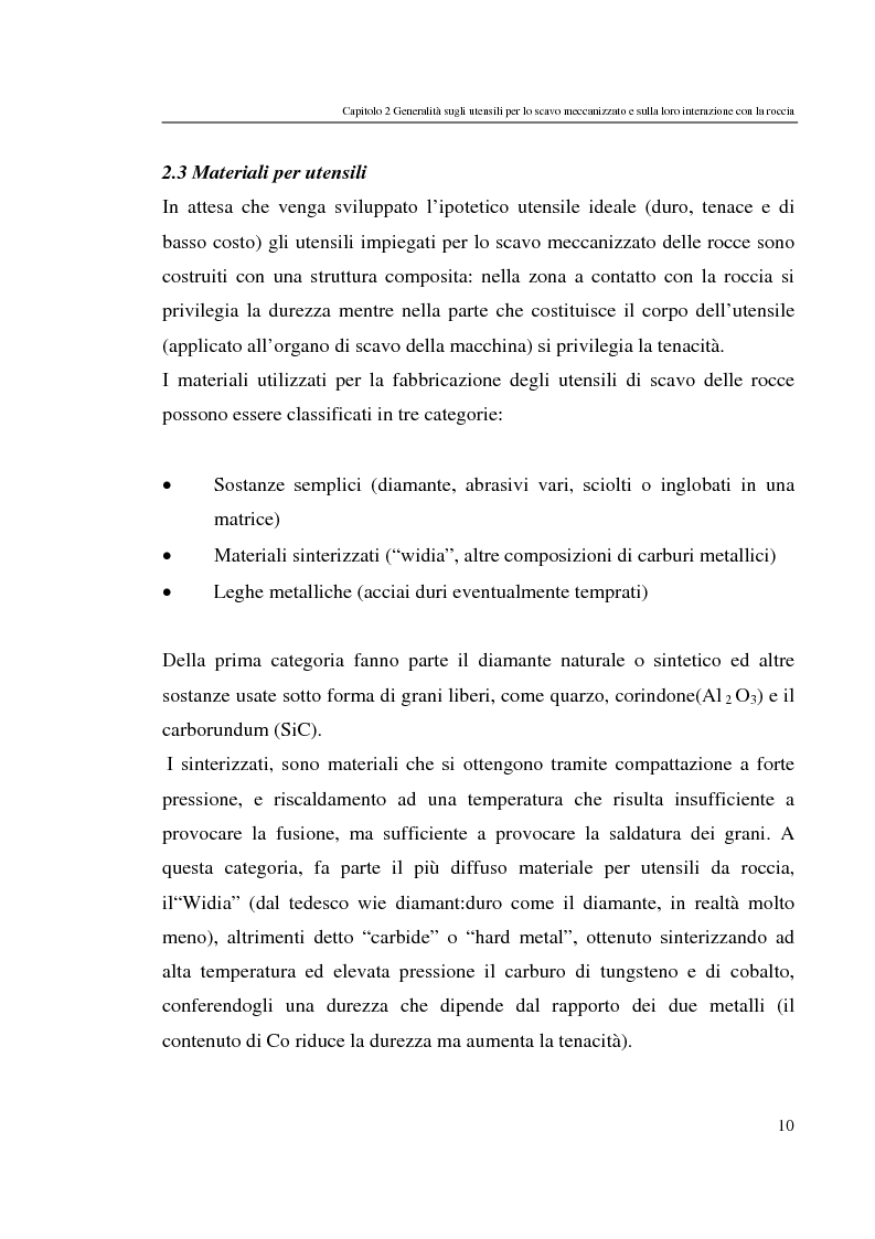 Anteprima della tesi: Progressi nello scavo meccanizzato con sinergia waterjet, Pagina 10
