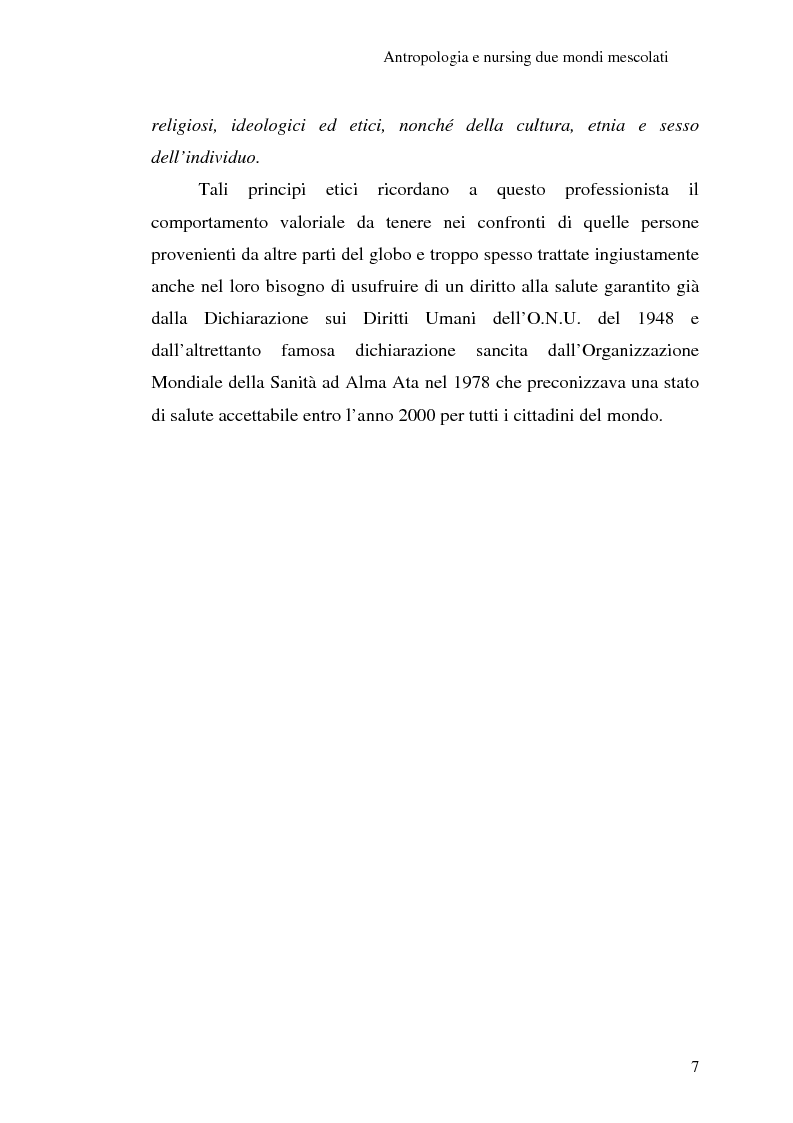 Anteprima della tesi: Madeleine Leininger e il nursing transculturale, Pagina 11