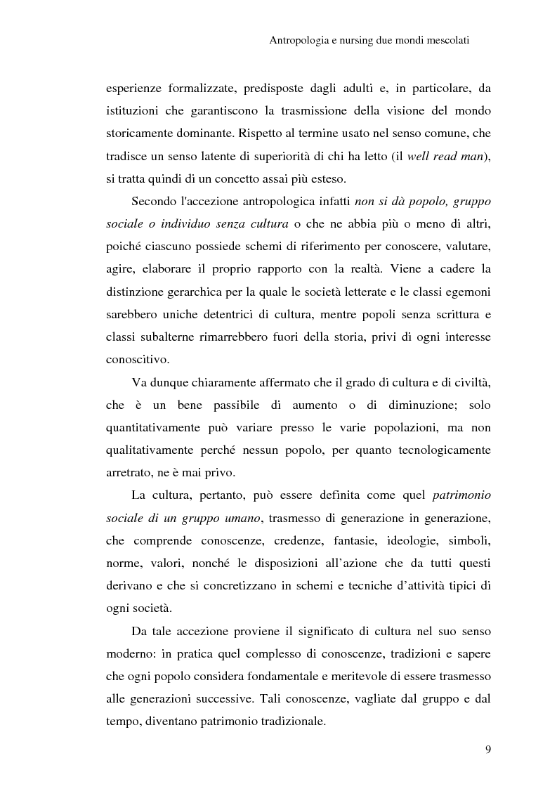 Anteprima della tesi: Madeleine Leininger e il nursing transculturale, Pagina 13