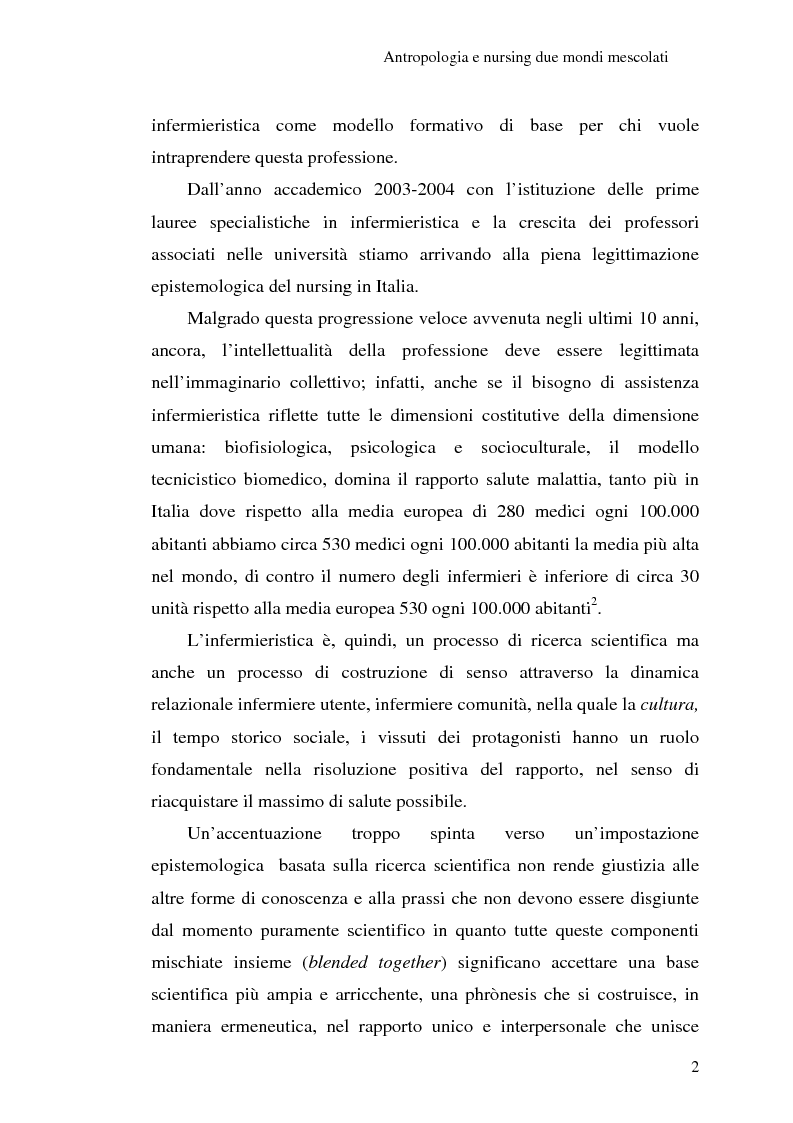 Anteprima della tesi: Madeleine Leininger e il nursing transculturale, Pagina 6
