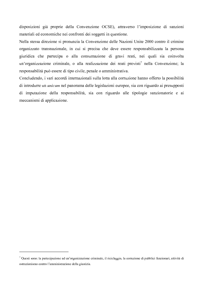 Anteprima della tesi: Il processo penale alle persone giuridiche nel d. lgs. 8 giugno 2001, n. 231, Pagina 4
