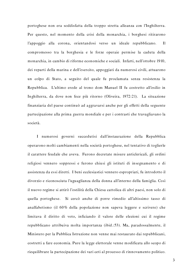 Anteprima della tesi: La politica estera del Portogallo e l'Europa, Pagina 2