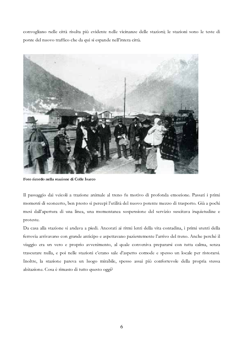 Anteprima della tesi: Infrastruttura e territorio: analisi storica del rapporto tra ferrovia e spazio abitato, Pagina 6
