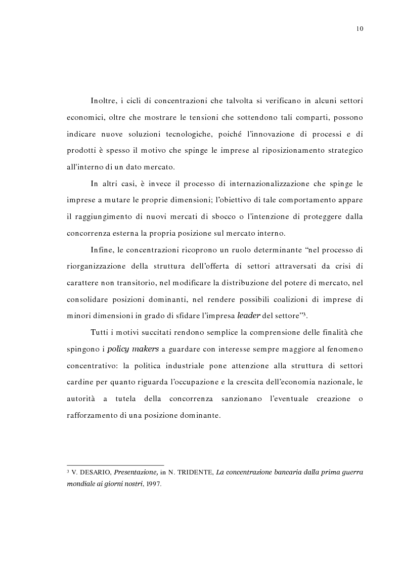 Anteprima della tesi: La concentrazione bancaria in Italia: analisi del processo di evoluzione storica in rapporto alle realtà economiche di altri paesi, Pagina 6