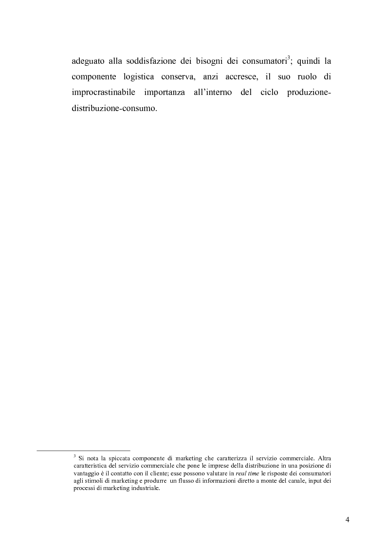 Anteprima della tesi: Evoluzione del ruolo della logistica nella distribuzione moderna, Pagina 11
