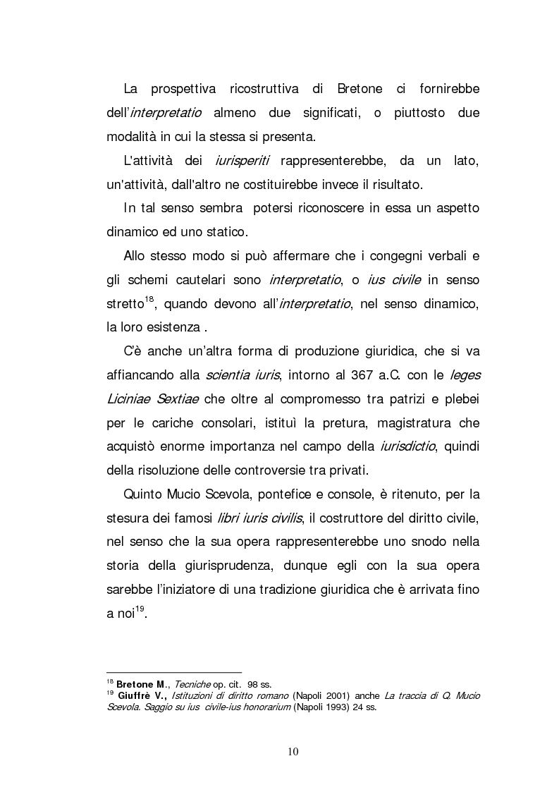 Anteprima della tesi: L'elaborazione casistica del diritto: esperienza romana ed anglosassone, Pagina 10