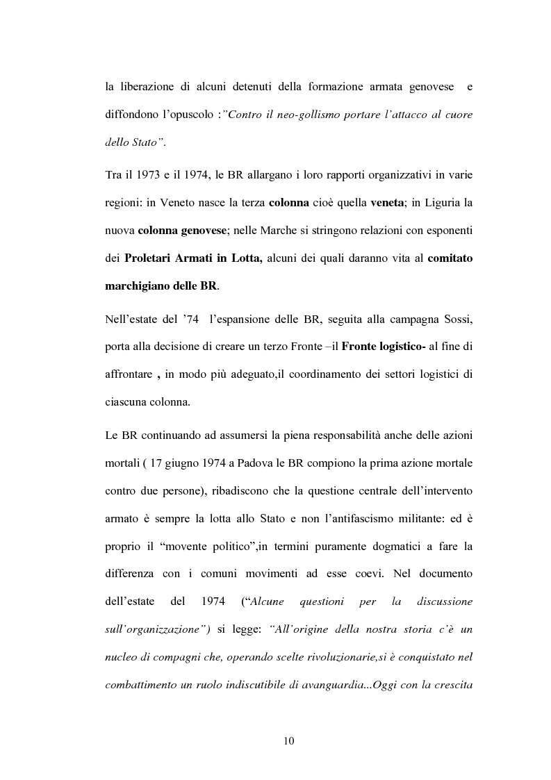 Anteprima della tesi: Un Passato che non passa: le Nuove Brigate Rosse, Pagina 7