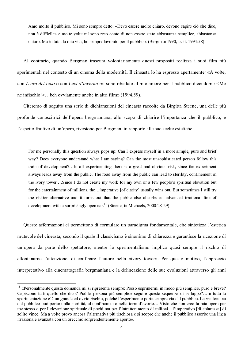 Anteprima della tesi: Influenze della modernità nel cinema di Woody Allen: l'eredità di Ingmar Bergman, Pagina 10