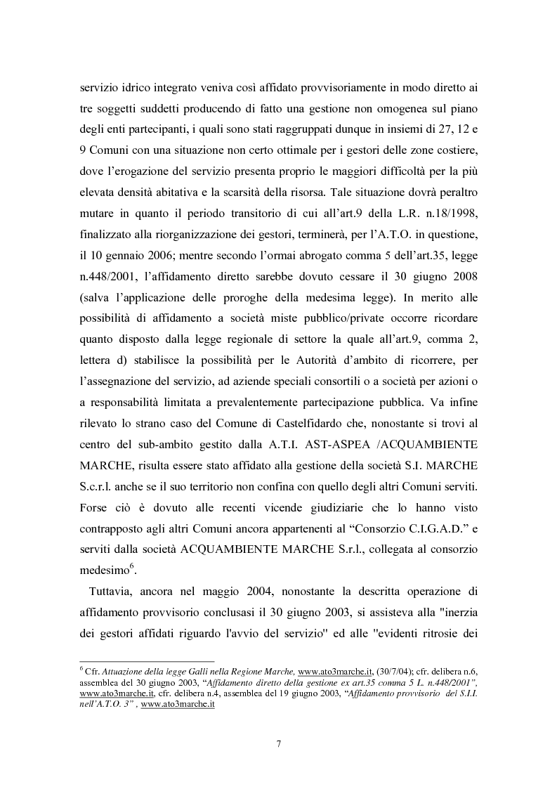 Anteprima della tesi: Le politiche di liberalizzazione e privatizzazione dei servizi pubblici locali. Il caso della Regione Marche., Pagina 7