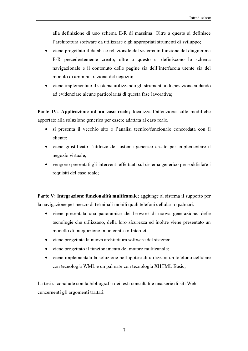 Anteprima della tesi: Sistema Software Personalizzabile e Multicanale per il Commercio Elettronico, Pagina 5