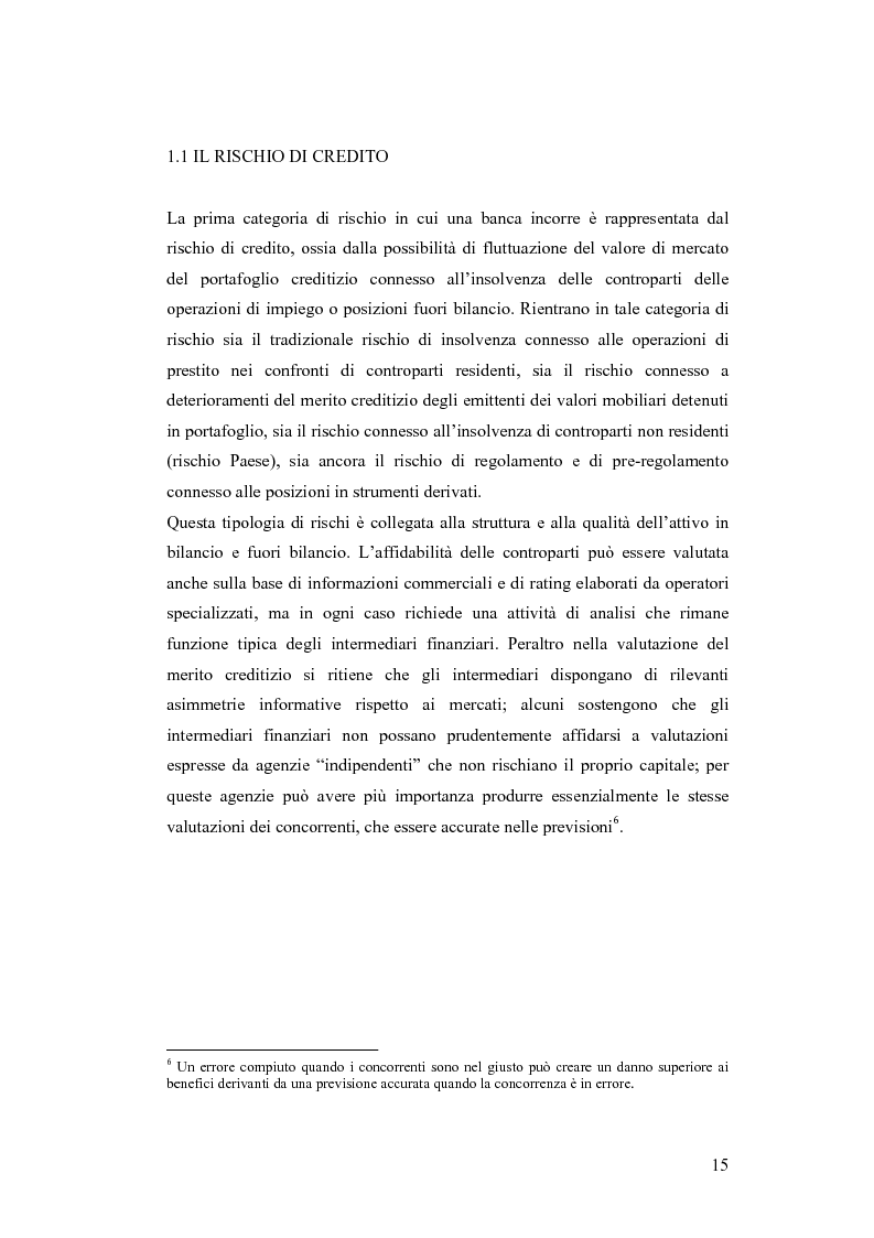 Anteprima della tesi: Ciclicità dell'economia e Rischio di Credito: una verifica empirica sul periodo 1985-2002, Pagina 10