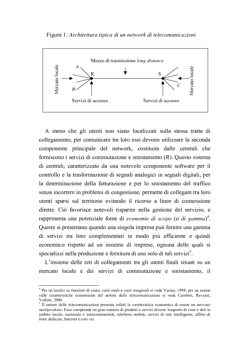 Anteprima della tesi: Liberalizzazione del mercato delle telecomunicazioni: evoluzione e andamento dei prezzi, Pagina 5
