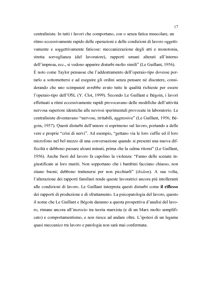Anteprima della tesi: Analisi psicodinamica delle situazioni di lavoro: uno studio di caso presso un ospedale della provincia di Bergamo, Pagina 13