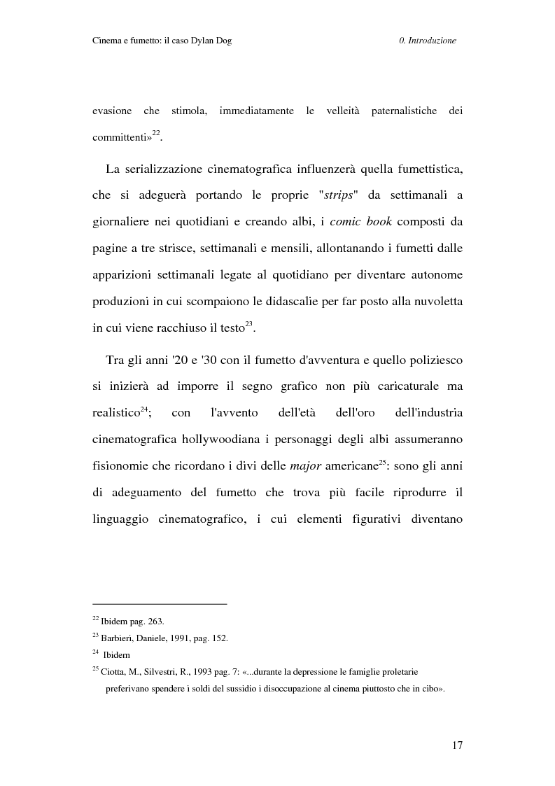 Anteprima della tesi: Cinema e fumetto: il caso Dylan Dog, Pagina 13