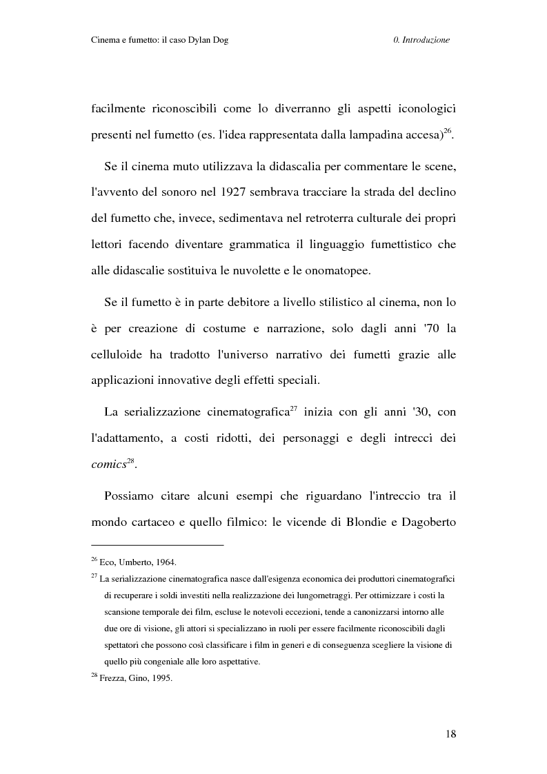 Anteprima della tesi: Cinema e fumetto: il caso Dylan Dog, Pagina 14