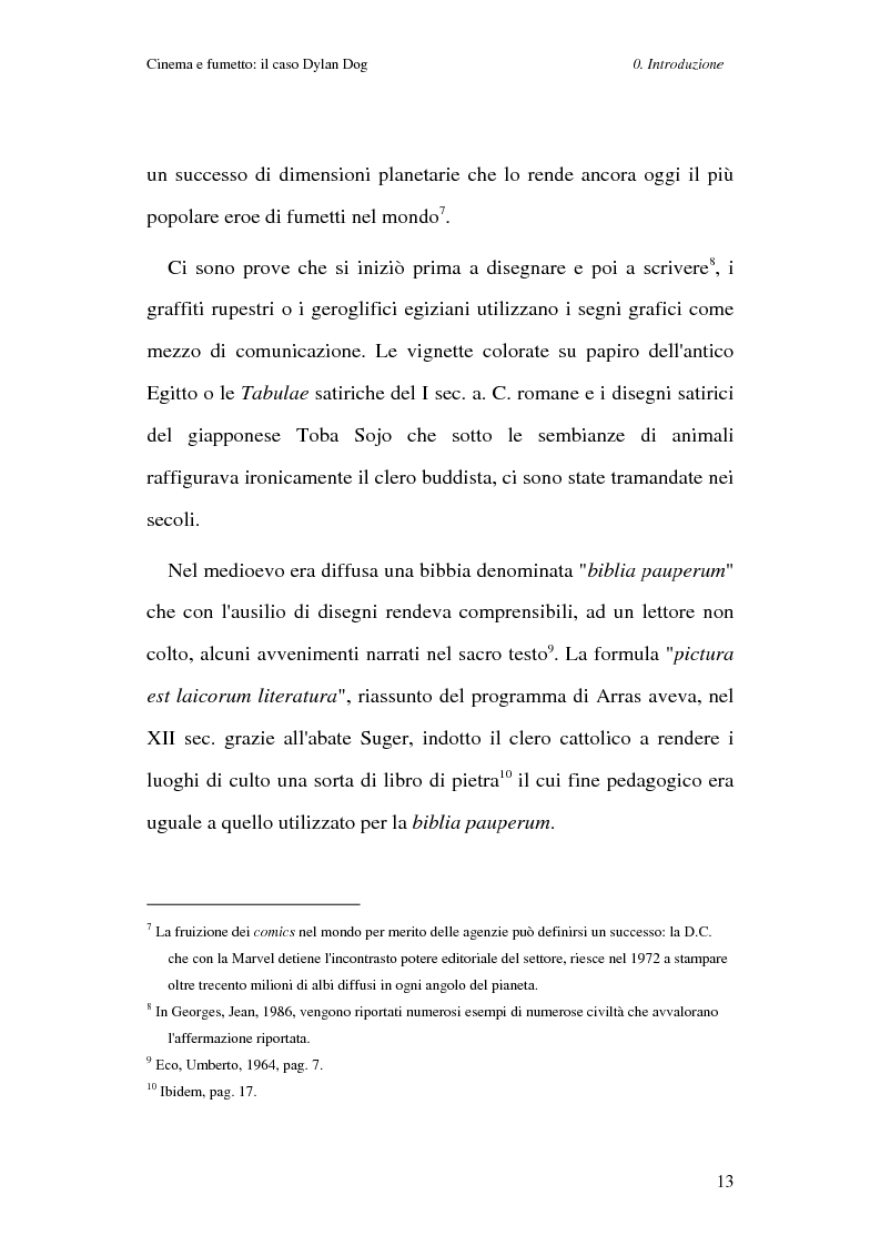 Anteprima della tesi: Cinema e fumetto: il caso Dylan Dog, Pagina 9