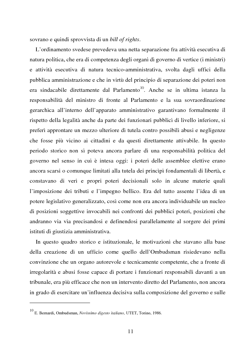 Anteprima della tesi: Il Mediatore europeo in prospettiva sociologico giuridica, Pagina 11