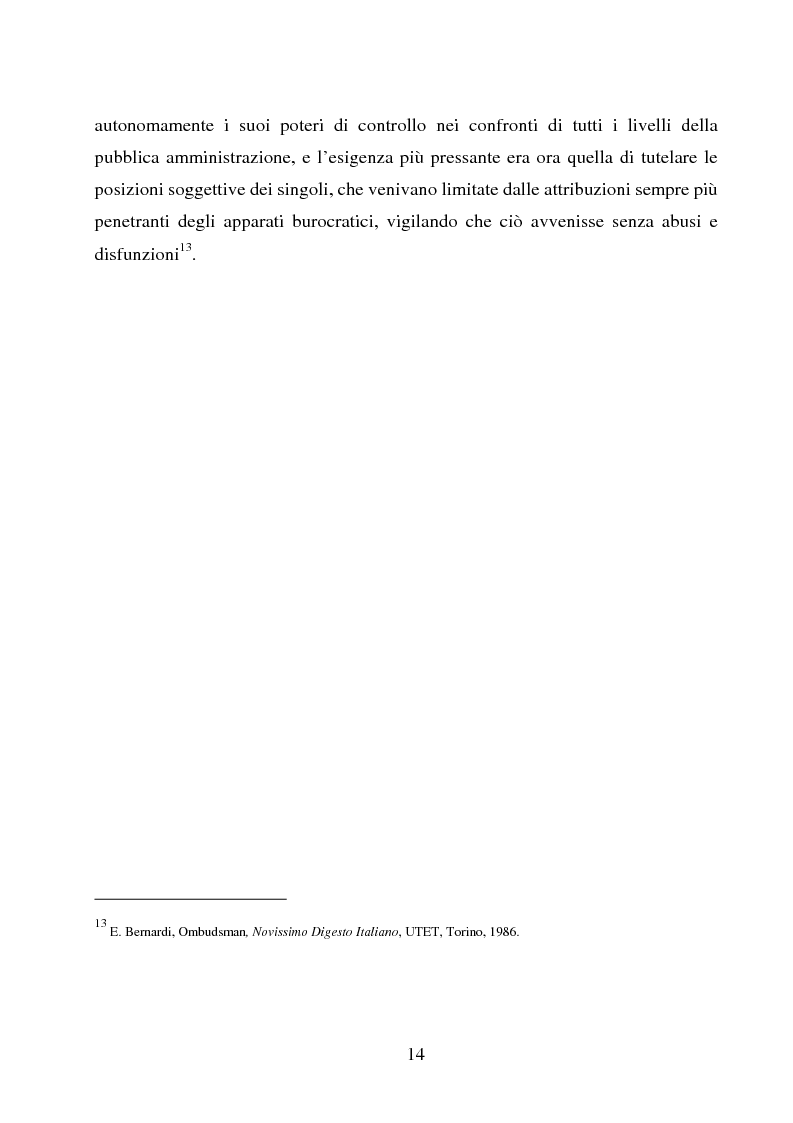 Anteprima della tesi: Il Mediatore europeo in prospettiva sociologico giuridica, Pagina 14