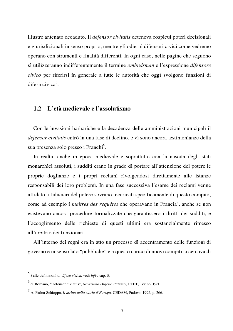 Anteprima della tesi: Il Mediatore europeo in prospettiva sociologico giuridica, Pagina 7