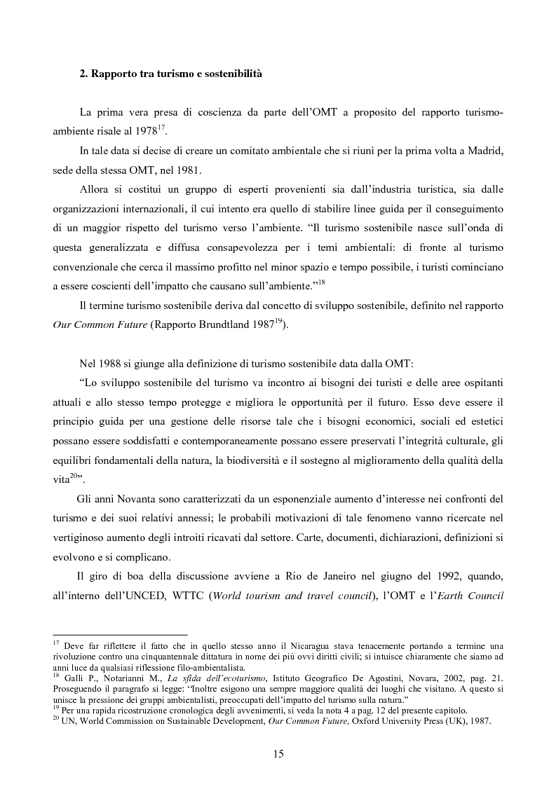 Anteprima della tesi: Turismo responsabile: il Nicaragua e la Regione Centroamericana, Pagina 13