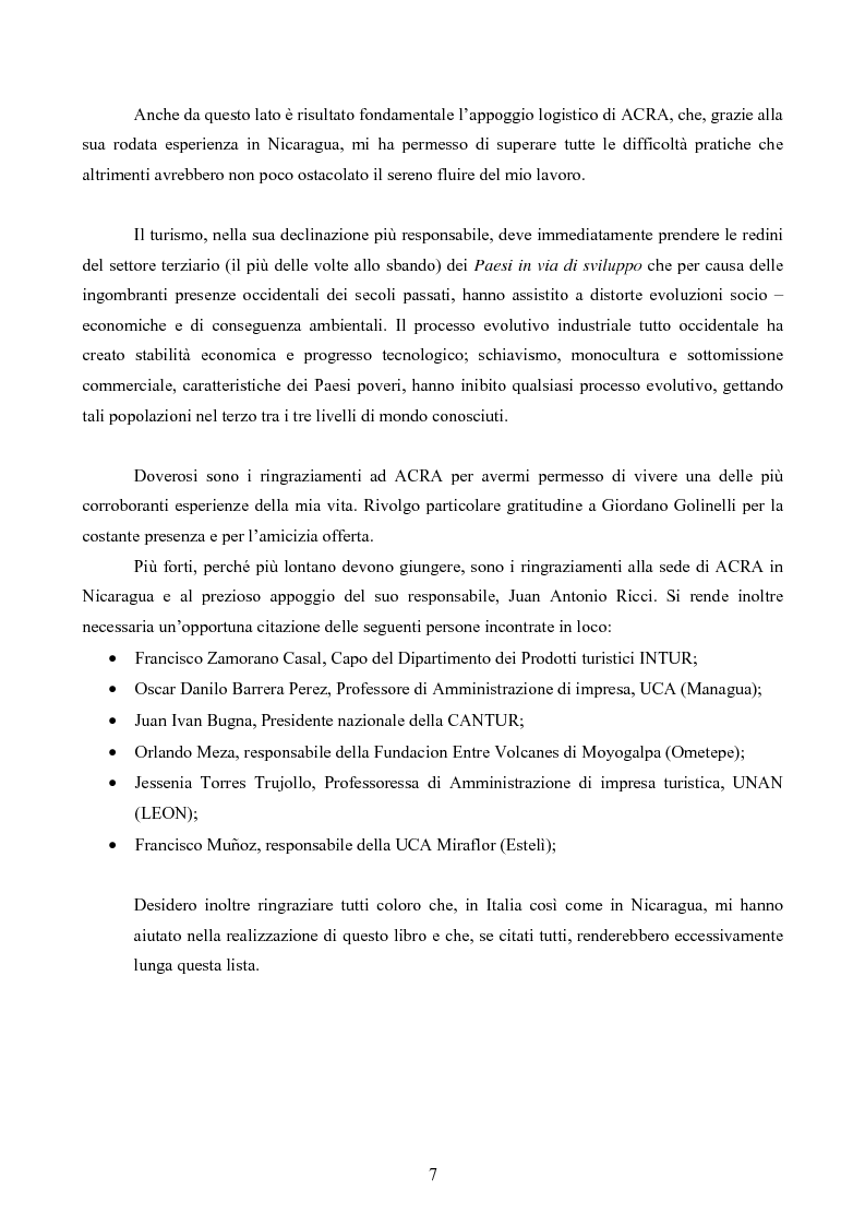 Anteprima della tesi: Turismo responsabile: il Nicaragua e la Regione Centroamericana, Pagina 5