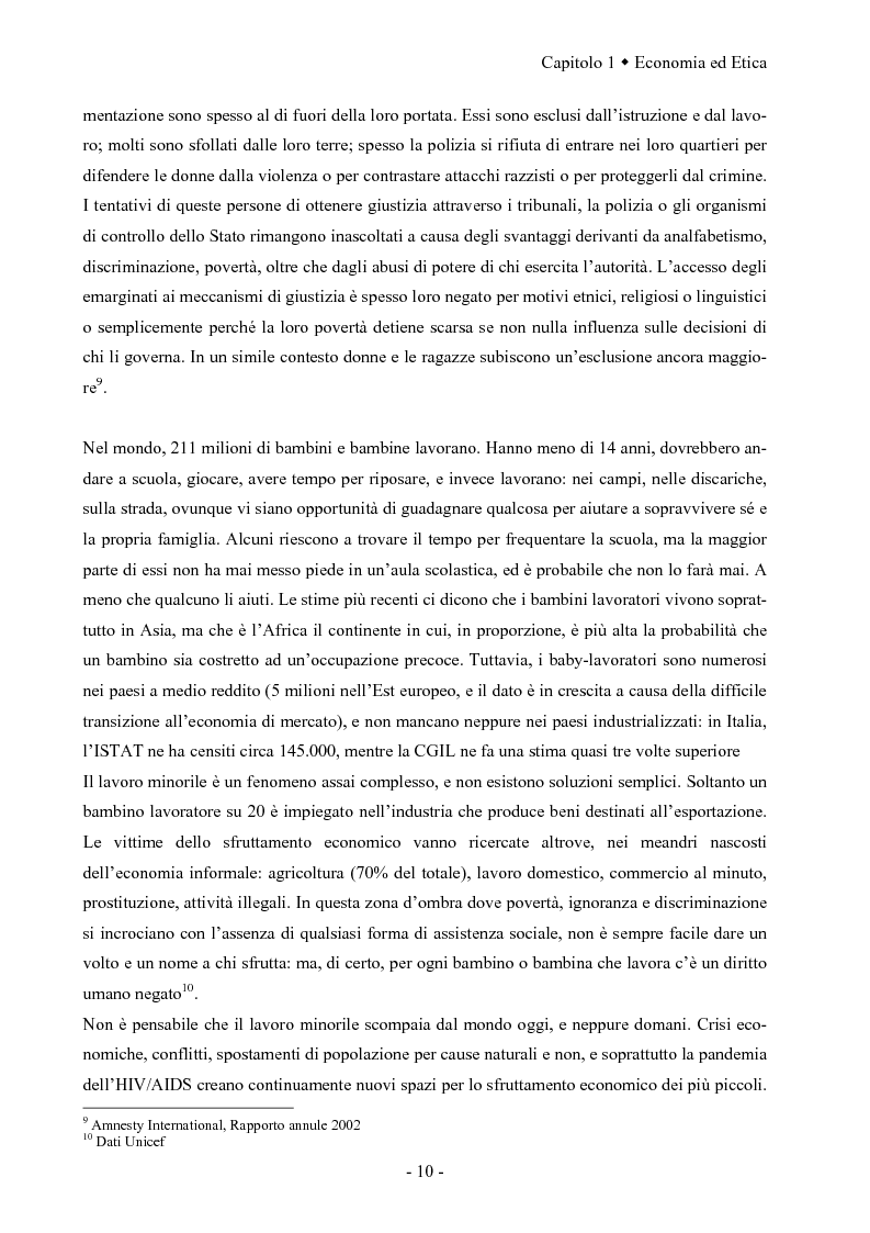 Anteprima della tesi: La responsabilità sociale dell'impresa: la fiducia come fattore di successo competitivo, Pagina 14