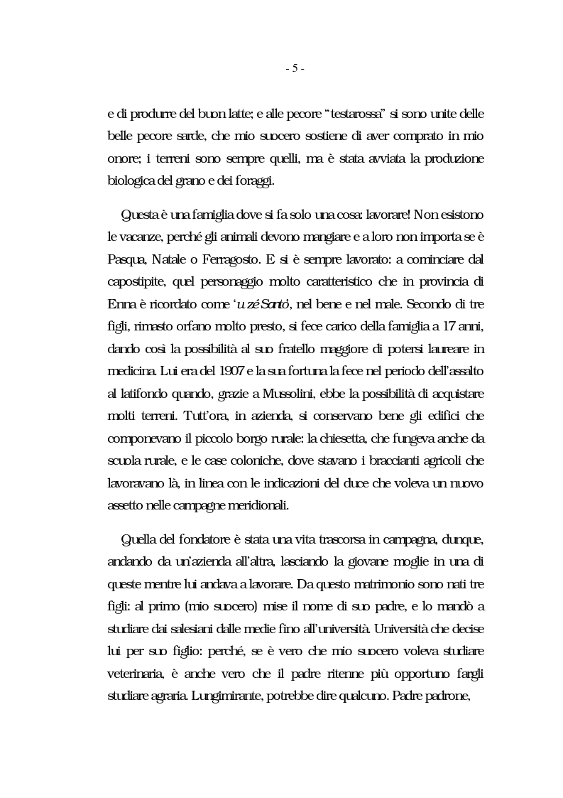 Anteprima della tesi: Nati per essere agricoltori? Aspettative in cambiamento nelle famiglie agricole ennesi, Pagina 2